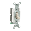 Product Image of Single-Pole Commercial Side Wired Switch, 20A - Light Almond (120/277V)
