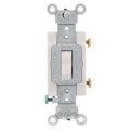 Product Image of Single-Pole Toggle Light Switch, Commercial Grade, 20A - White (120/277V)