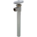 Product Image of 1/2" Nom Sweat x 3/8" OD Comp Multi-Turn Sweat Angle Stop w/ 5" Sweat Extension Tube (Chrome Plated)