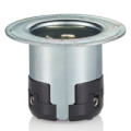 Product Image of California-Style Industrial Grade Locking Flanged Inlet, 3P, 50A, Non-NEMA - Gray Metal (125/250V)