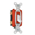 Product Image of Two Pole, Three Way, Back and Side Wired, Toggle Switch, Commercial Grade, 20A - White (120/277V) 