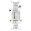 Product Image of 3-Way, Commercial Grade Back/Side Wired Switch, 15A - Ivory (120/277V)