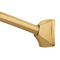 Product Image of Brushed Gold Adjustable Curved Shower Rod, Csr2164bg