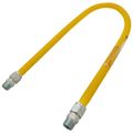 Product Image of 3/4" ID (7/8" OD) ProCoat Coated Stainless Steel Gas Connector w/ 3/4" MIP Fittings (48" Length)
