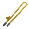 Product Image of 1/2" ID (5/8" OD) ProCoat Coated Stainless Steel Gas Connector w/ 3/4" MIP Fittings (48" Length)