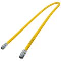 Product Image of 1/2" ID (5/8" OD) ProCoat Coated Stainless Steel Gas Connector w/ 3/4" MIP Fittings (72" Length)