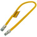 Product Image of 1/2" ID (5/8" OD) ProCoat Coated Stainless Steel Gas Connector w/ 3/4" x 1/2" MIP Fittings (48" Length)