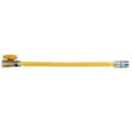 Product Image of 1/2" ID (5/8" OD) Gas Connector w/ 3/4" MIP x 1/2" FIP Fitting, 3/4" FIP Ball Valve (36" Length)
