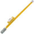 Product Image of 1/2" ID ProCoat Stainless Steel Gas Connector w/ 3/4" FIP x MIP, 1/2" FIP Tap (24" Length)