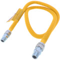 Product Image of 1/2" (5/8" OD) ID ProCoat Stainless Steel Gas Connector w/ 1/2" MIP (60" Length)