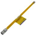 Product Image of 1/2" ID ProCoat Stainless Steel Gas Connector w/ 1/2" FIP x MIP, 3/8" FIP Tap (24" Length)