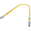Product Image of 3/8" ID (1/2" OD) ProCoat Coated Stainless Steel Gas Connector w/ 1/2" FIP x 1/2" MIP Fittings (36" Length)