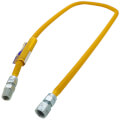 Product Image of 3/8" ID (1/2" OD) ProCoat Coated Stainless Steel Gas Connector w/ 1/2" FIP x 1/2" MIP Fittings (48" Length)
