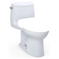 Product Image of UltraMax II 1.28 gpf Elongated 1 Piece Toilet Bowl w/ Cefiontect, WASHLET+ S500e Ready, No Seat (Cotton White)