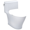Product Image of Nexus 1.28 gpf Elongated 1 Piece Toilet Bowl w/ Cefiontect, WASHLET+ S500e Ready, No Seat (Cotton White)