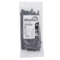 8" Nylon Standard Cable Ties, UV Black (Pack of 100)