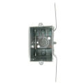 Product Image of 2-3/4" Deep Gangable Switch Box w/ CV Recessed Bracket & Non-Metallic Cable Clamps, 1/2" Knockouts