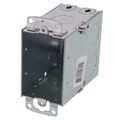Product Image of 3-1/2" Deep Gangable Switch Box w/ 1/2" Knockouts, NM Cable Clamps (C-5) & Ears Flush