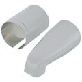 Product Image of 8" Two Piece Chrome Plated Zamak Tub Spout (Nose Conn.)