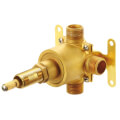 Product Image of Single Handle 4-Position, 1/2" 3-Port/2-Outlet Diverter Valve