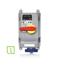 Product Image of 30A 240V 3PH, 3P 4W IEC 60309-1 & 60309-2 Pin & Sleeve Interlock, Local Monitoring (Blue)