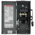 Product Image of 60A Fusible General Duty Safety Switch, 2 Pole, NEMA 3R Enclosure w/ Bolt on Hub Provision and Neutral (240VAC)
