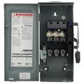Product Image of 60A Fusible General Duty Safety Switch, 3 Pole, NEMA 3R Enclosure w/ Bolt on Hub Provision and Neutral (240VAC)