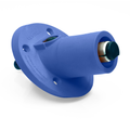 Product Image of 22 Series Panel Mount Receptacle, Male, 690A Max, 600V 30 Degree Angle, 1.00"L Threaded Stud Termination, 250-777 MCM Cable Range (Blue)