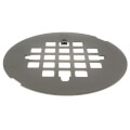 Product Image of 4-1/4" Satin Nickel Snap-In Shower Drain Strainer