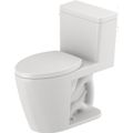 Product Image of D-Neo PRO 1.28 GPF Rimless Elongated Toilet Bowl, Single Flush, ADA Compliant, w/ DuraShield, Left Lever Flush and Seat (White)