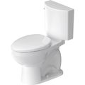 Product Image of Duravit No.1 PRO Two-Piece Toilet Kit, Right Hand Lever (White)