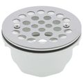 Product Image of 2" PVC Shower Stall Drains w/ Receptor Base Stainless Steel Strainer