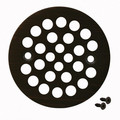 Product Image of 4-1/4" Strainer w/ Screws for Fiberglass Shower Stalls (Old World Bronze)
