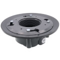 Product Image of 2" x 3" PVC Heavy Duty Drain Base with Clamping Ring and Primer Tap, for 3" Spud