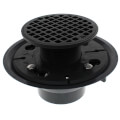 Product Image of 2" x 3" Oil Rubbed Bronze Shower Drain w/ 4-1/4" Round Strainer