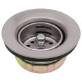 Product Image of Stainless Steel Drain with Removable Basket Strainer and Rubber Stopper, D5018A