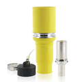Product Image of Rhino-Hide Single Pole Female Connector (Contact, Insulator, & Dust Cap), Crimped, 313 MCM Cable, 1000V 636A Max (Yellow)