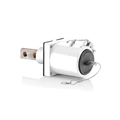 Product Image of Rhino-Hide Double Pole Male 45 Deg Receptacle 1 Hole Bus Bar, 313MCM-777MCM Cable (White)
