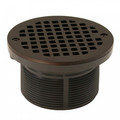 Product Image of 5" Round Oil Rubbed Bronze Strainer w/ 3-1/2" PVC Spud