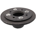 Product Image of 2" No Hub Cast Iron Shower Drain w/ Clamp Ring and Bolts