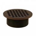 Product Image of 5" Round Oil Rubbed Bronze Strainer w/ 3-1/2" Metal Spud