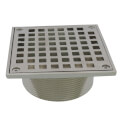 Product Image of 5" Square Brushed Nickel Strainer w/ 3-1/2" Metal Spud