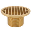 Product Image of 4-1/4" Round Polished Brass Strainer w/ 2" Metal Spud