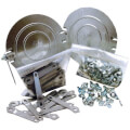 Product Image of 6" Pre-Assembled Damper w/ Wing Nuts (Box of 100)