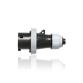 Product Image of 20A 347/600V 3PH, 4P, 5W IEC 60309-1 & 60309-2 Pin & Sleeve Plug w/ Screwless Clamp, NSF (Black)