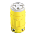 Product Image of 20A, 250V NEMA 6-20R, 2P, 3W, Connector, Straight Blade, Grounding, Dustguard (Yellow)