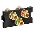 Product Image of RCA Component Feedthrough MOS Connector (Black)