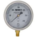 Product Image of D82LFB, 1/4" NPT, 4" Dial, Industrial Pressure Gauge with Lower Mount (0-300 PSI)