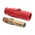 Product Image of 22 Series Plug, Male, 690A Max, 600V Crimp Tube Termination, 500-750 MCM Cable Range (Red)