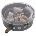 Product Image of Brass Bourdon Tube SPDT Pressure Switch w/ Snap Action Switch & Adj. Deadband (0 - 30" HG VAC)